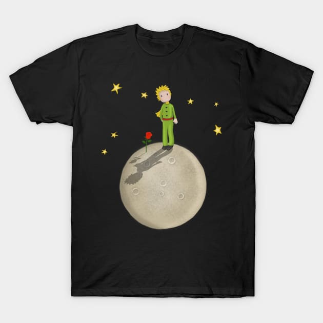 The Little Prince T-Shirt by valentinahramov